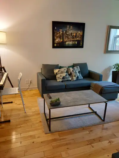 4 ½, renovated, hot water incl, face to metro Vendome, July 1st
