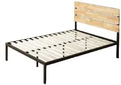 ZINUS QUEEN BED: HEADBOARD, FRAME, SLATS, View more
