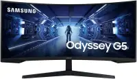 NEW 34" Samsung 34"Curved Gaming Monitor with 165Hz Refresh Rate