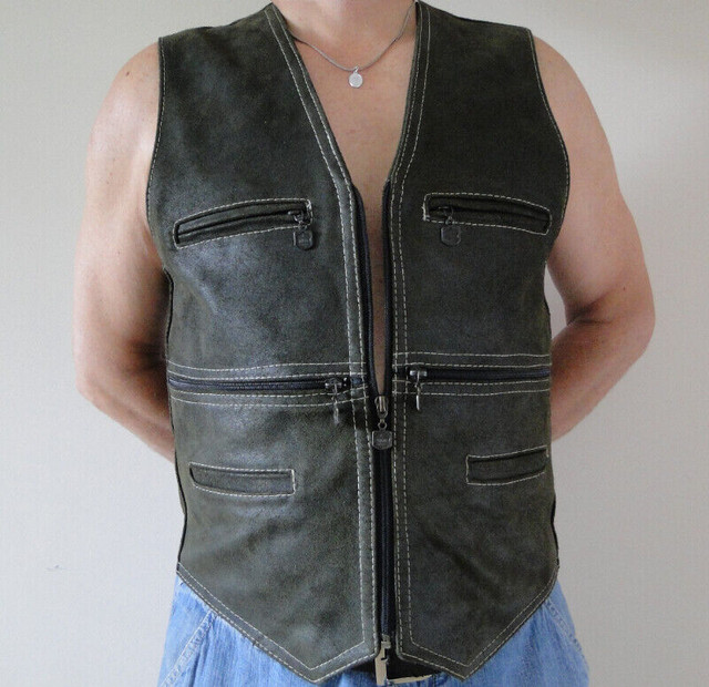Leather vest in Men's in Peterborough