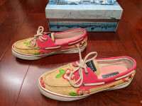 Sperry Bahama Natural Raffia Woven Shoes - Size 7.5