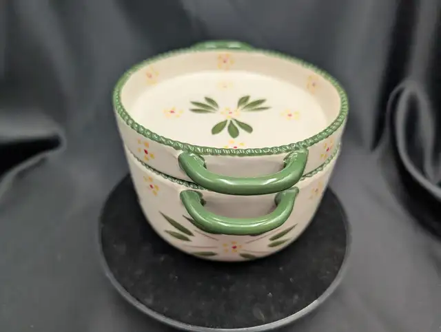 Temp-tations Old World Green Bowl with Lid-It in Home Décor & Accents in Calgary - Image 6