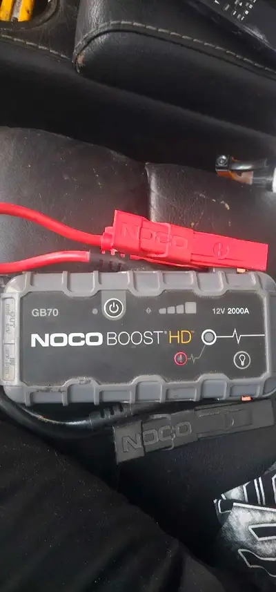 Get ready to jumpstart your adventures with this NocoBoost GB70! This portable lithium jump starter...