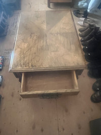  Antique end table 