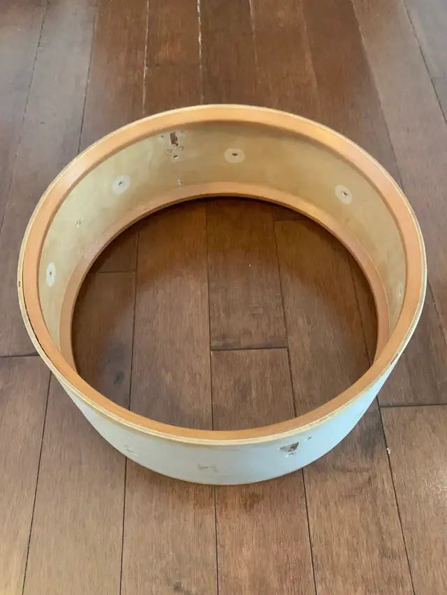 60’s PREMIER DRUM SHELL - 5.5x14 Royal Ace Birch - Shell Only  in Drums & Percussion in City of Toronto - Image 7