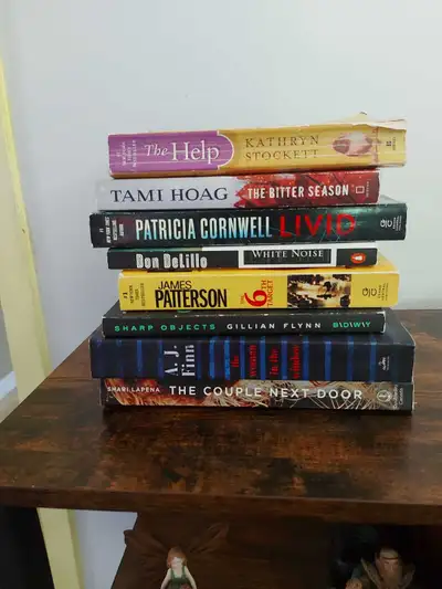 Soft cover fiction books, View more