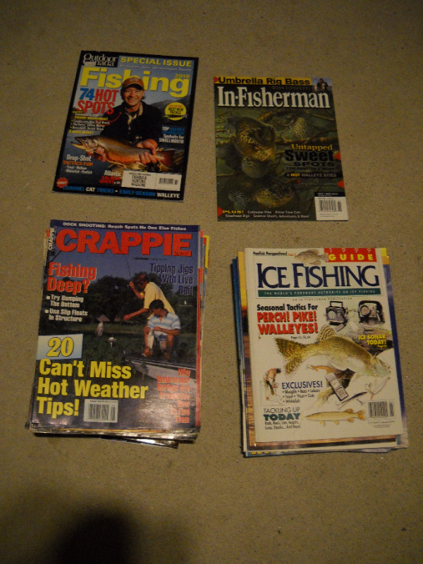 Fishing Magazines dans Pêche, camping et plein Air  à Ville de Montréal - Image 3