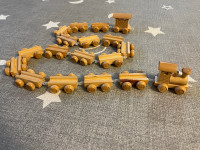 Wooden Train Set (handmade)