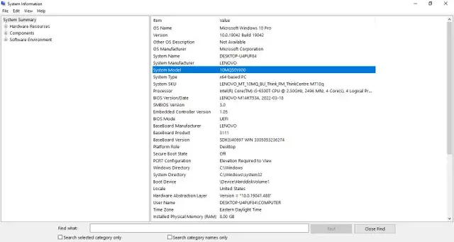 Thinkcentre Tiny Desktop i5/8GB/240G SSD Windows 10 Office 2019 in Desktop Computers in Windsor Region - Image 3