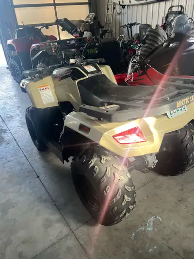 2022 artic cat alterra 300 for sale works good 2780 km on it 3700 obo