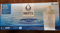 Filtres Brita, paquet de 5, neufs (Valeur de 40$+tx!)