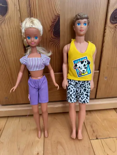 Vintage Barbie Kevin and Skipper Doll, View more