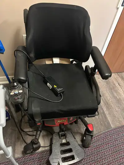 Pride Jazzy Electric Wheelchair – Needs Batteries, View more
