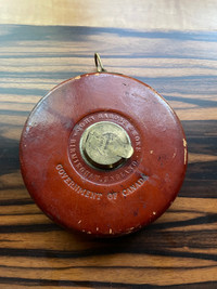 Government of Canada, Leather Bound Tape Measure