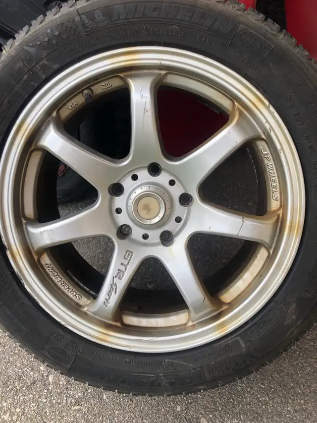 JP Wheels Alloy Rims - 205/55R16 in Tires & Rims in Oakville / Halton Region - Image 5