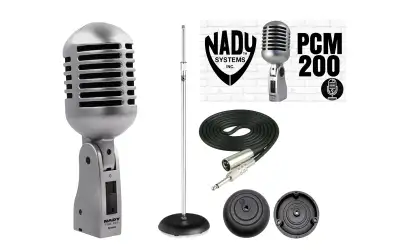 Nady PCM-200 Classic Style Microphone w/ Atlas Stand, XLR Cable, View more