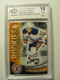 Ryan Nugent-Hopkins #93 - Autographed Edmonton Oilers Royal Blue