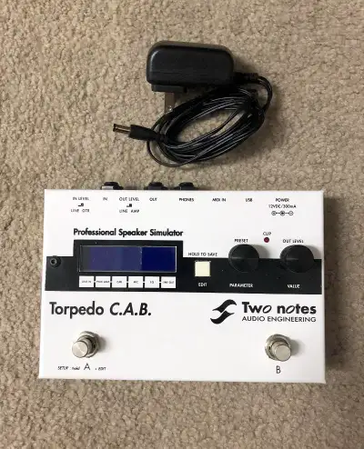 Two Notes C.A.B. Speaker Cabinet/IR Impulse Response Pedal, View more