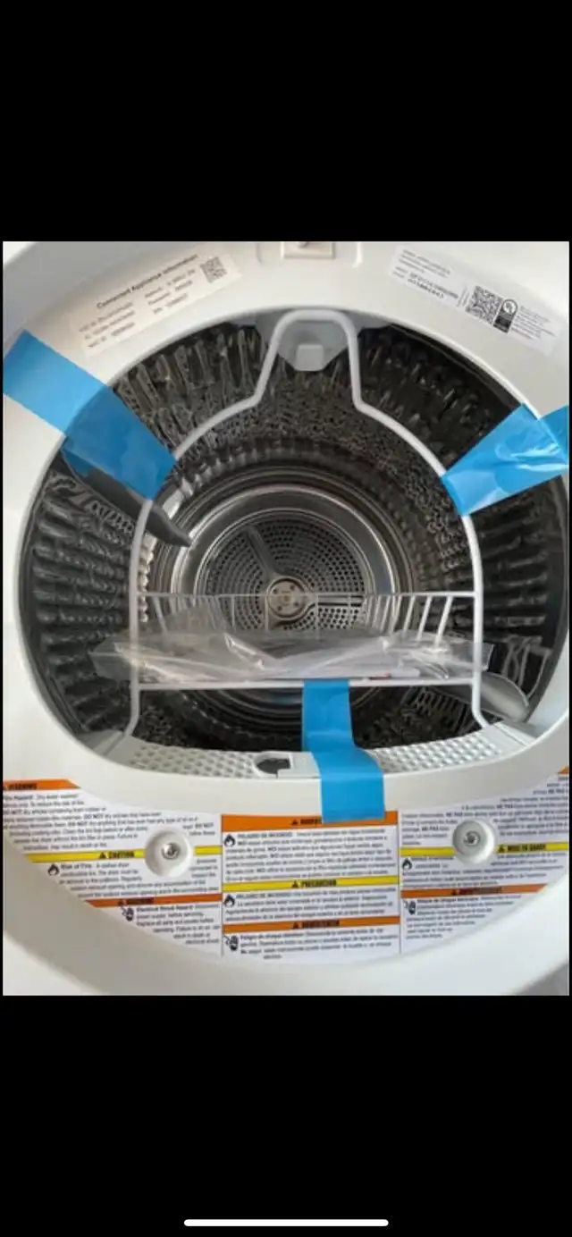 NEW 24” Front Load Washer & Dryer (Stackable) DRYER NEW IN BOX in Washers & Dryers in London - Image 5