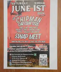 SWAP MEET     JUNE 1  Saturday 