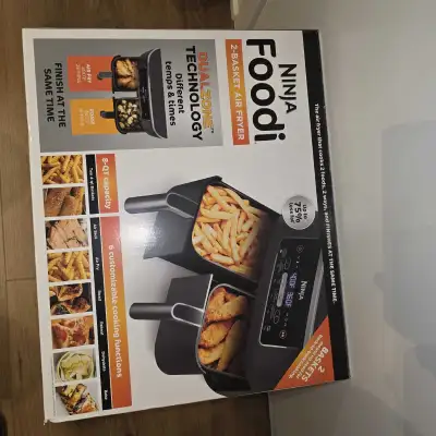 Ninja Foodi 2 Basket Air Fryer, View more