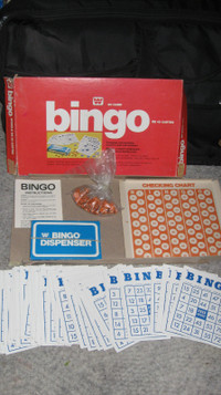 Bingo vintage board game Whitman 1974 Edition complete