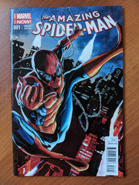 AMAZING SPIDER-MAN #1 NM 2014 1ST CINDY MOON (SILK) POP MAHN VAR