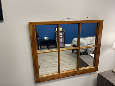 Vintage Window-Style Wall Mirror, View more