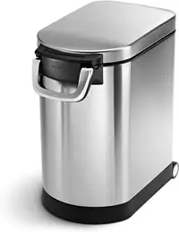 Simplehuman Pet Food Storage Container  Brushed Stainless Steel