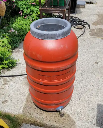 Rain Barrel-220 litre with Brass Spigot, View more