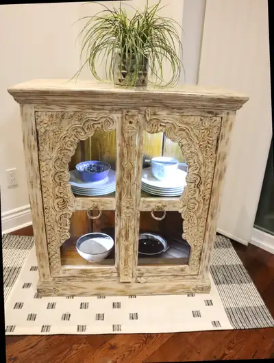South Asian Reclaimed Wood Cabinet, View more