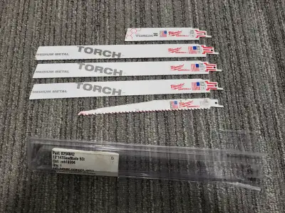 Milwaukee TORCH Thick Metal Cutting SAWZALL Saw Blades. NEW., View more