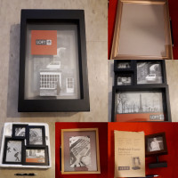 Seiko clock, Mona Lisa plate, photo frames, bags, More!