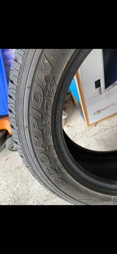 This Pirelli Scorpion size 235 60R18, is in used condition and ready for winter. With a focus on saf...