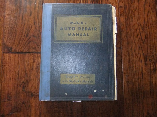 1935 -1949 Auto Repair Manual in Engine & Engine Parts in St. Catharines