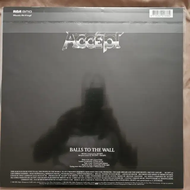ACCEPT "BALLS TO THE WALL" !!! in CDs, DVDs & Blu-ray in City of Toronto - Image 3