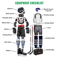 HOCKEY EQUIPMENT FOR 10 YEAR OLD APPROX.