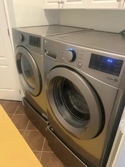 LG washer and dryer set, View more