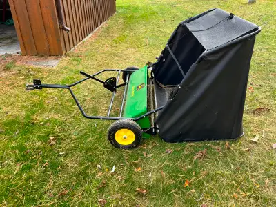 42 inch John Deer Lawn Sweeper., View more