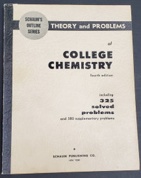 Like-New Schaum's Outline College Chemistry Book
