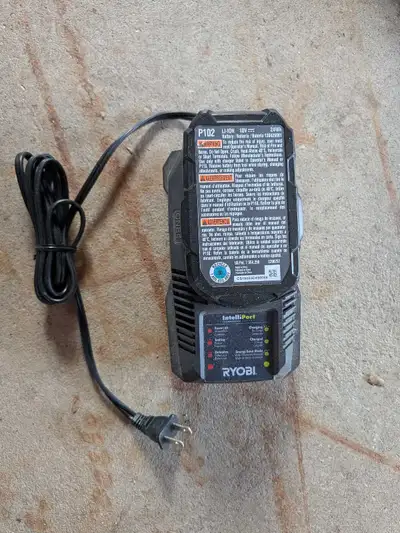 Ryobi charger and battery , View more