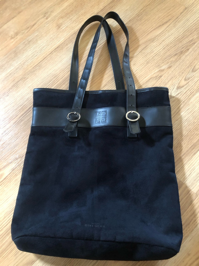Givenchy Parfums Black Faux Suede Tote Bag Purse in Women's - Bags & Wallets in Red Deer