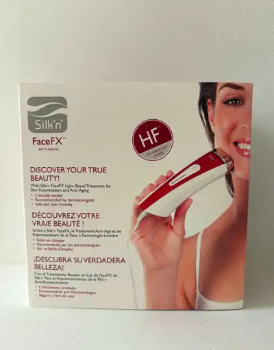 Like new condition with original packaging and perfect working condition Silk'n FaceFX red light per...