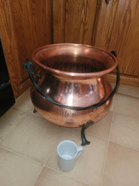 Large Copper Cauldron  $350.00