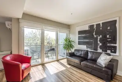 Available now or July 1st Bright, spacious, modern studio/1 Bedroom condo rental for a mature profes...