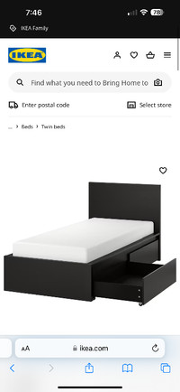 Twin Bed Ikea Malm