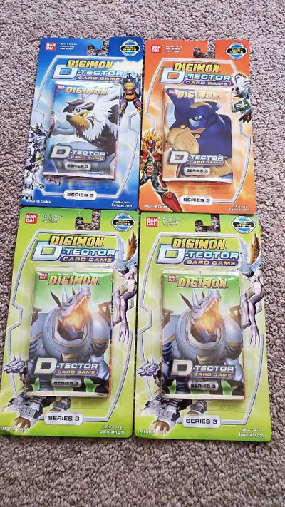 Series 3 D-tector Digimon Blister Packs , View more