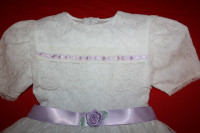 New Lace Flower Girl Dress Sz  4 / 5  $55.00