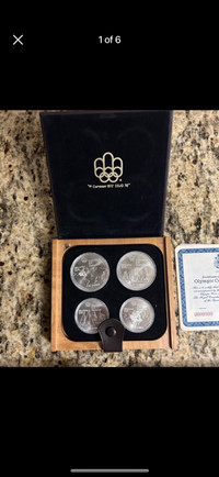 Montreal Olympic Silver Coins 