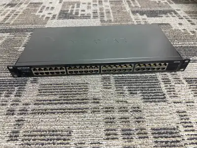Netgear 48 port switch, View more